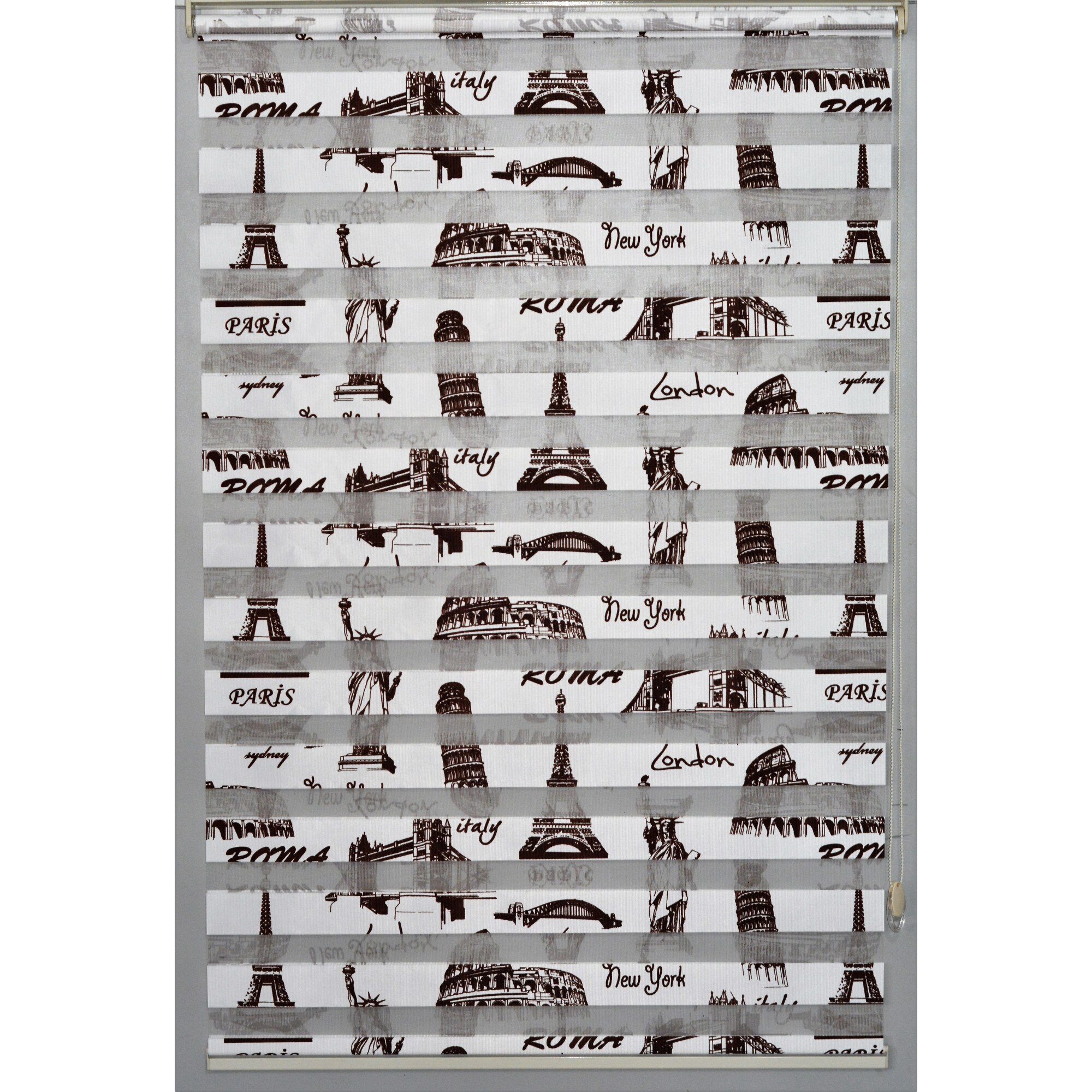 Rulou textil, zebra 410/02 L=80 cm H=140 cm